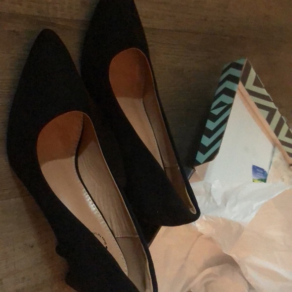 Black suede shoes size 11 - Picture 6 of 9